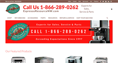 Desktop Screenshot of espressoresourcenw.com